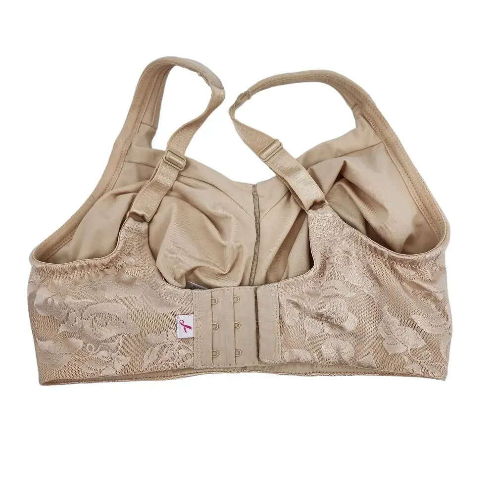 Wacoal Awareness Soft Cup Sand Color Full Coverage Wire Free Bra Size 34DDD